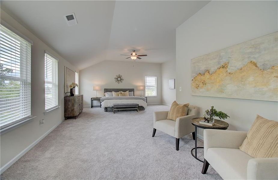 Furnished interior view inside a new home in Alcovy Village, Lawrenceville (Image 25).