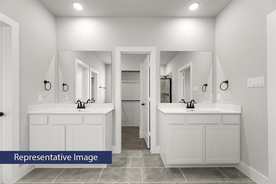Furnished interior view inside a new home in Parkside, Denton (Image 6).