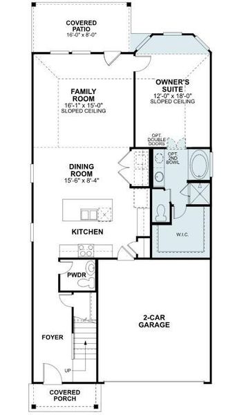 2D floor plan layout of this home in Summerview, Fulshear, TX (Image 3).