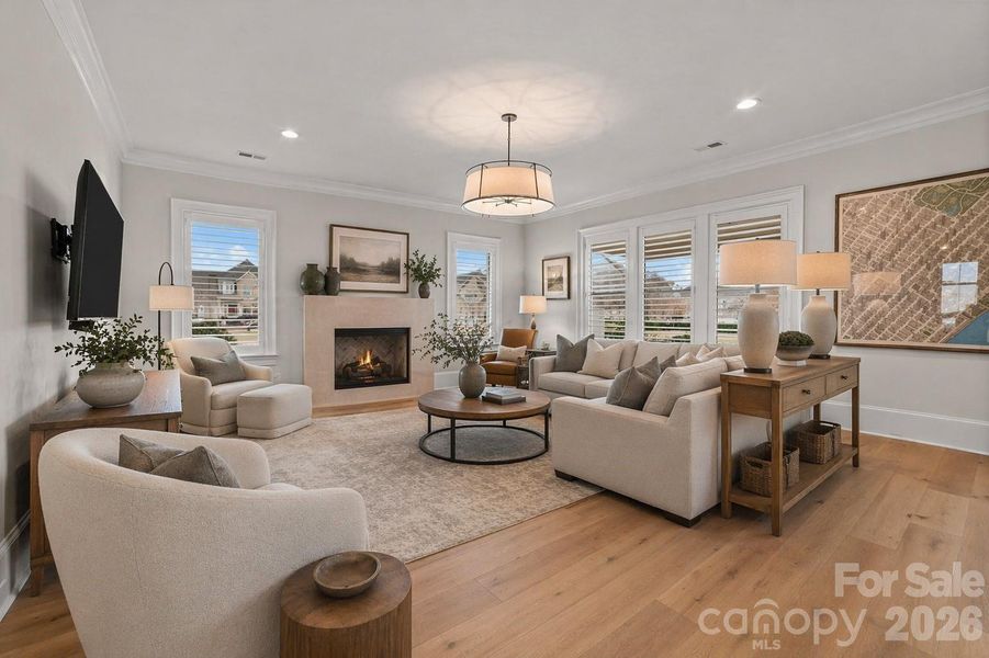 Furnished interior view inside a new home in , Stanley (Image 9).