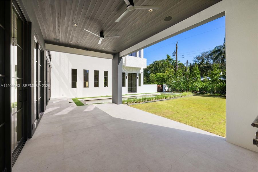 Exterior details and patio area of a home in , Miami (Image 4). Exterior details and patio area of a home in , Miami (Image 4).