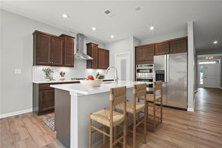 Furnished interior view inside a new home in Laurel Farms, Dallas (Image 8).