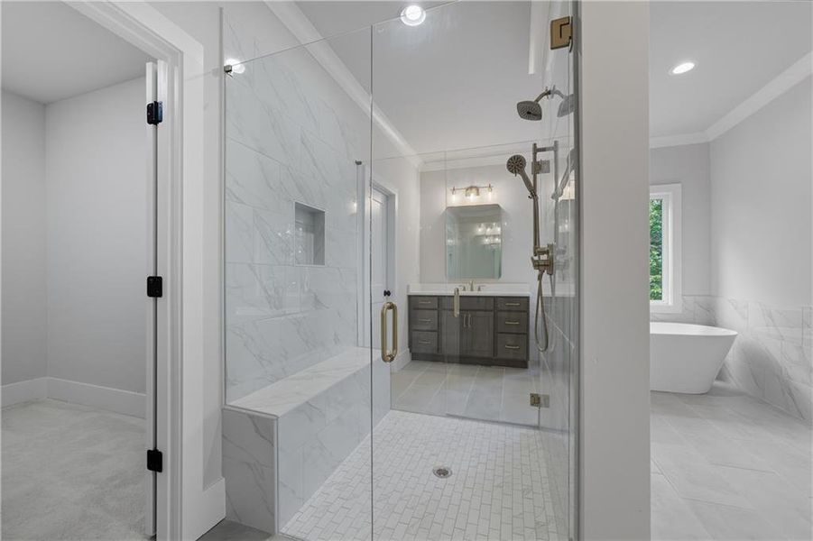 Furnished interior view inside a new home in , Canton (Image 4).