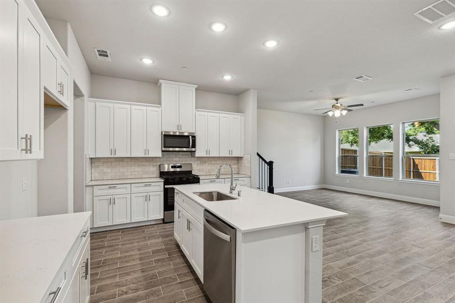 Furnished interior view inside a new home in Villas of Middleton, Plano (Image 6).