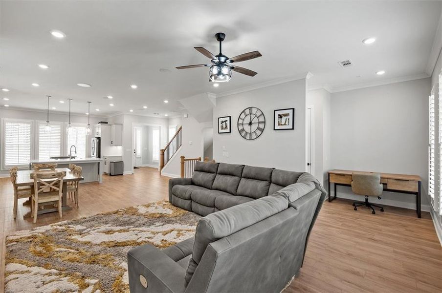 Furnished interior view inside a new home in , Cumming (Image 14).