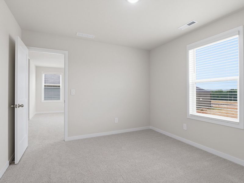 Spacious, unfurnished interior of a new home in Country Lane - Classic Series, Clayton (Image 16). Spacious, unfurnished interior of a new home in Country Lane - Classic Series, Clayton (Image 16).