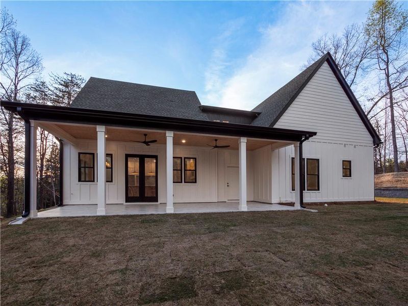 Exterior details and patio area of a home in , Gainesville (Image 40).