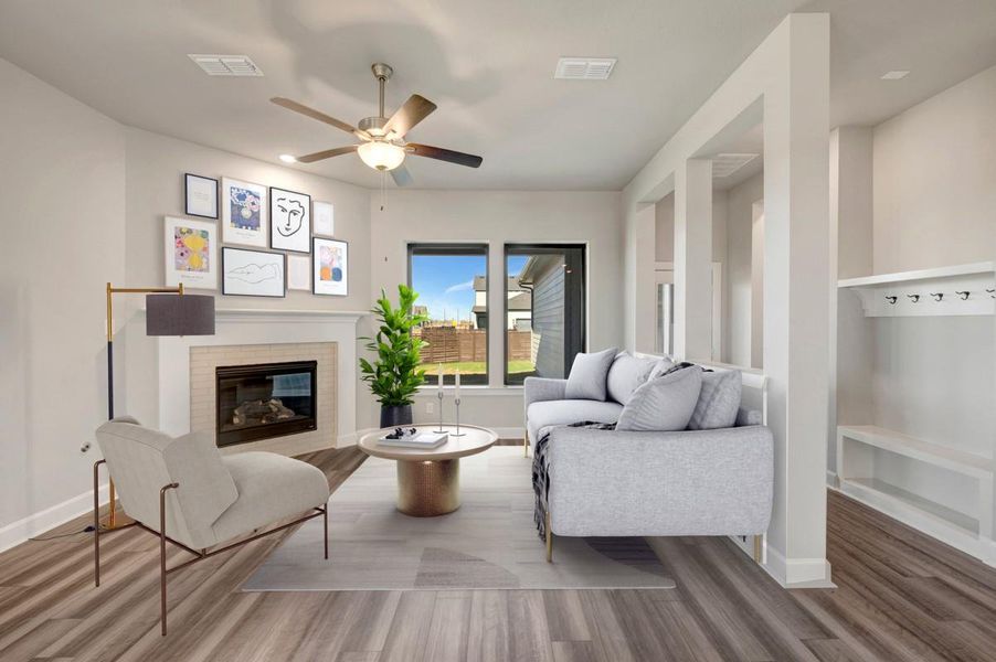 Virtually staged to give you the visual you need to see furniture placement and how the home can live.