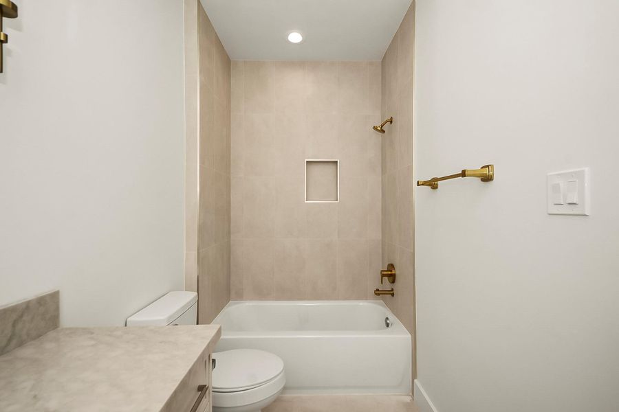 Furnished interior view inside a new home in , Houston (Image 25).