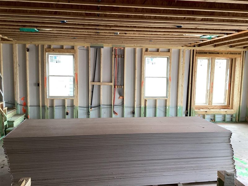 In-progress construction of a new home in Lariat, Liberty Hill, TX (Image 20).