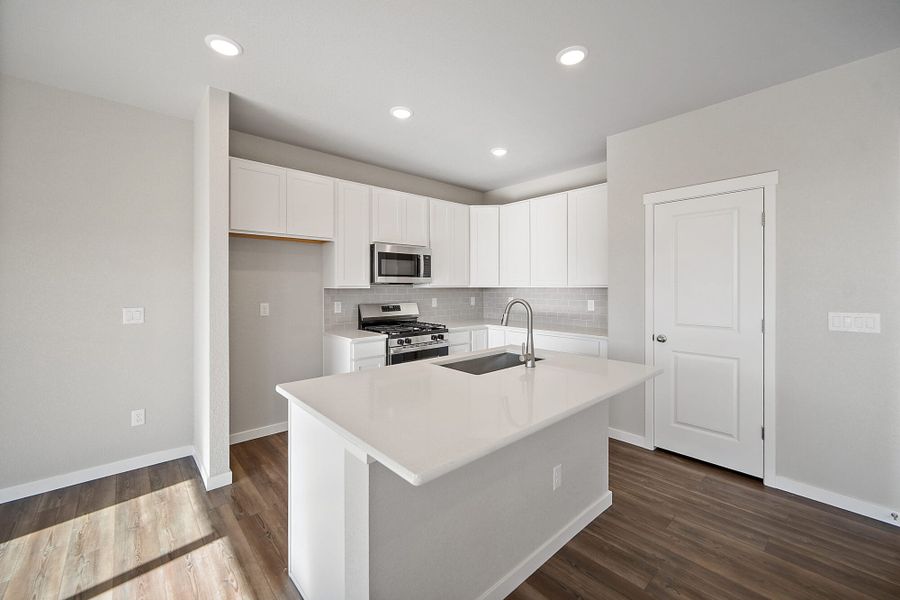 Furnished interior view inside a new home in The Glen, Colorado Springs (Image 7).