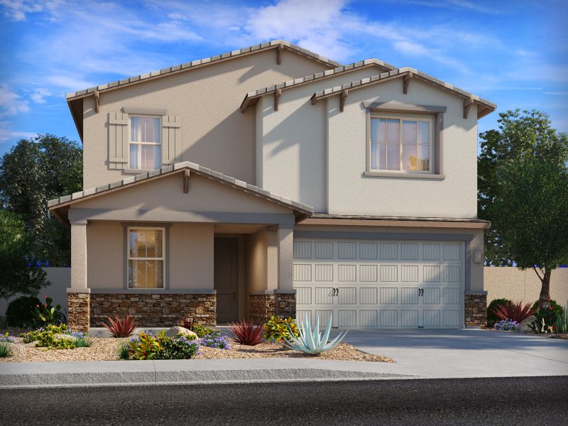 Image 26 representing the Emerald by Meritage Homes in Alamar at Rocking K, Vail, AZ.