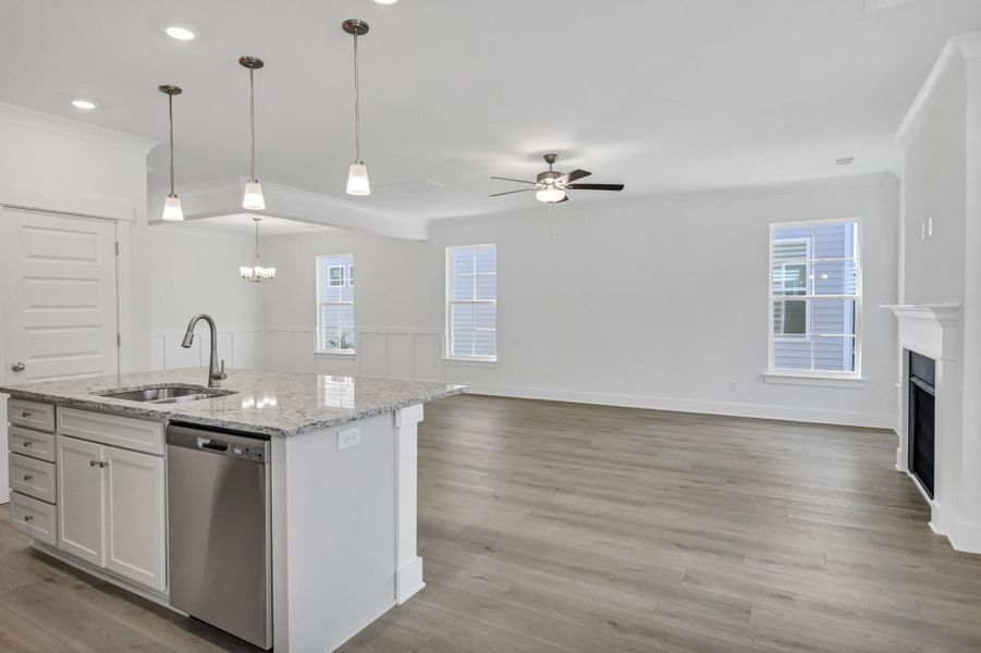 Furnished interior view inside a new home in Ashton Lakes, Lexington (Image 9).