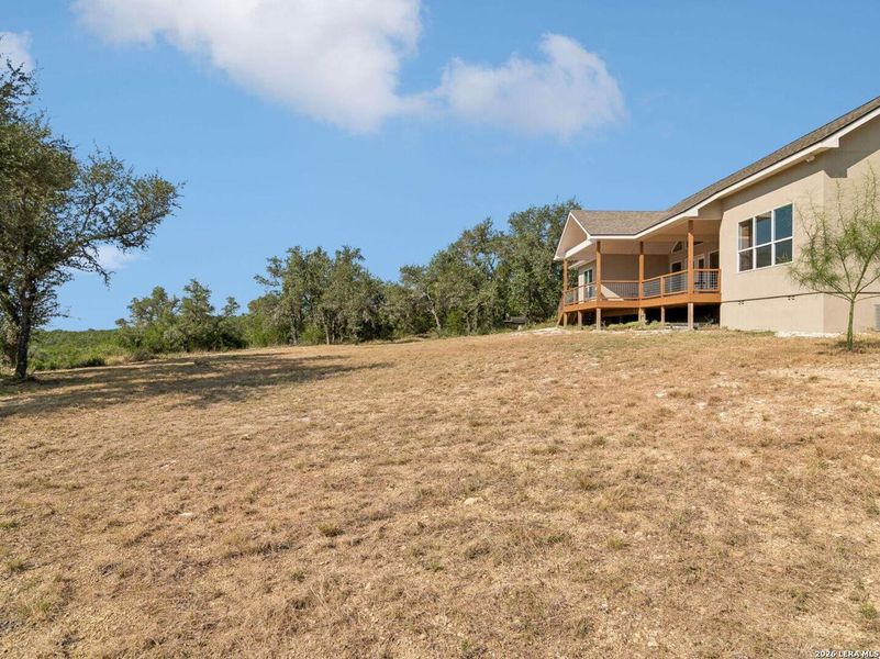 Exterior details and patio area of a home in , Spring Branch (Image 36).