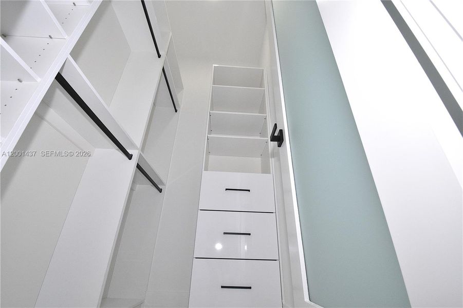 Walk-In closet at second Bedroom.