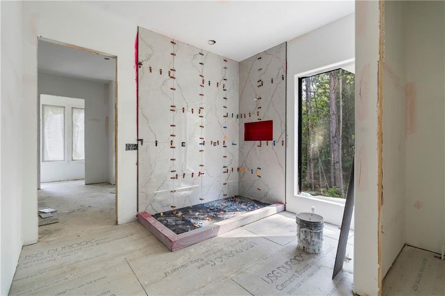 In-progress construction of a new home in , Fairburn, GA (Image 39).