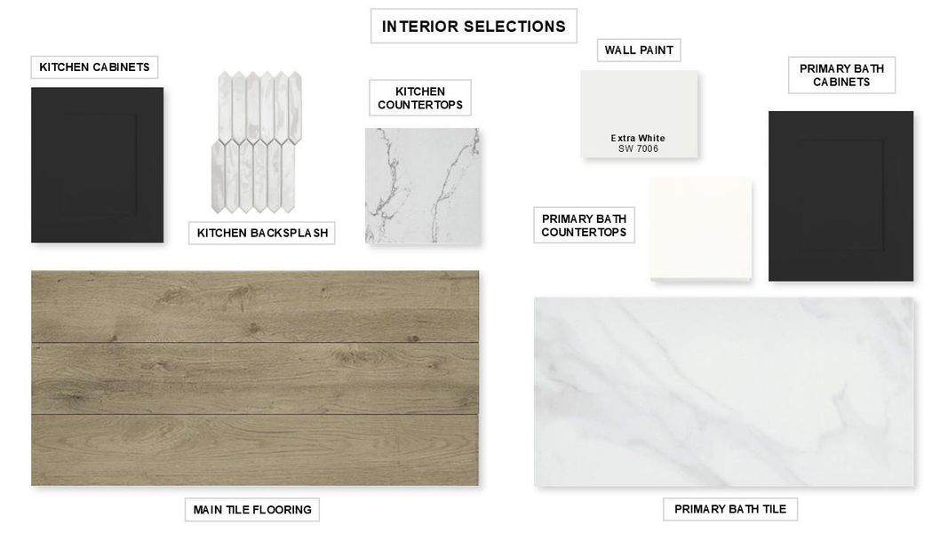 Sample of building materials used in homes in The Grand Prairie, Hockley (Image 7).