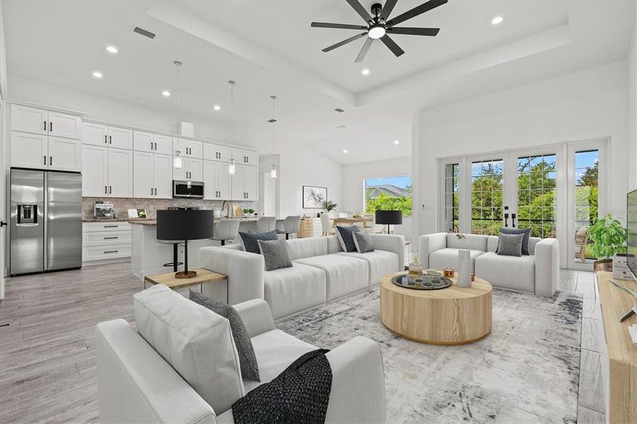 Furnished interior view inside a new home in , Englewood (Image 15).