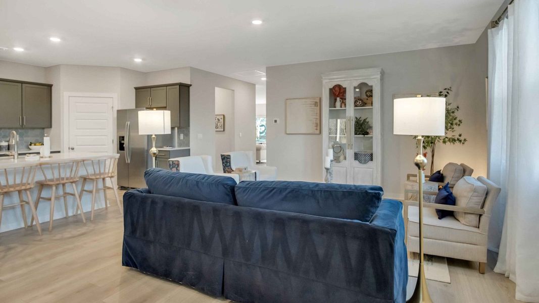 Representative furnished interior of a home built from the Clifton MF by D.R. Horton in Harvest Point, Spring Hill (Image 14).