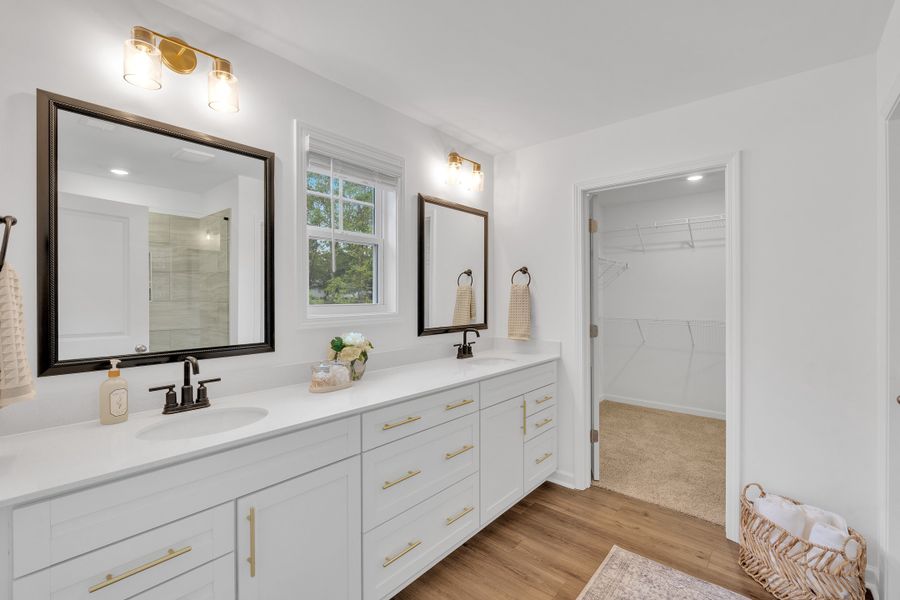 Representative furnished interior of a home built from the Benton II by Great Southern Homes in Springwood Grove, Central (Image 17).