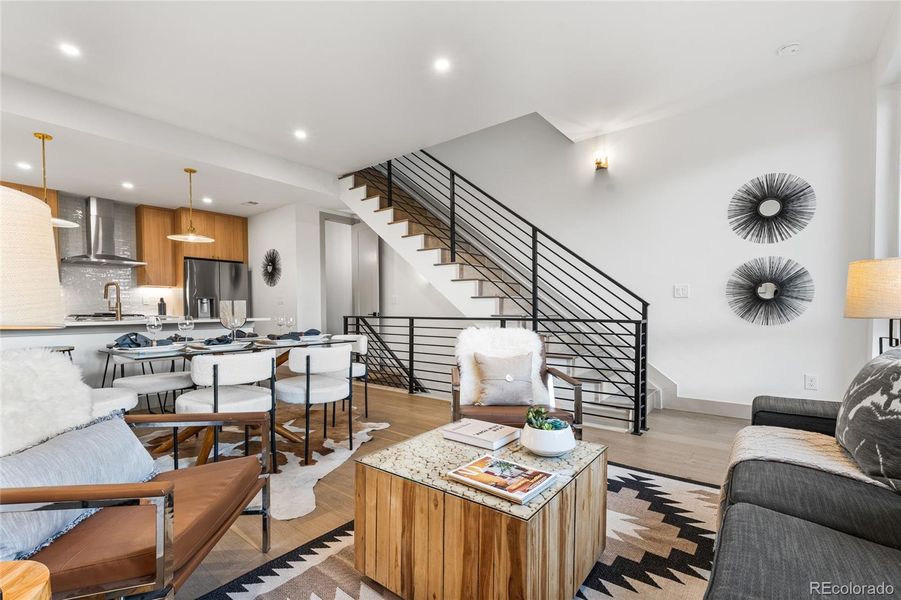 Furnished interior view inside a new home in , Denver (Image 14).