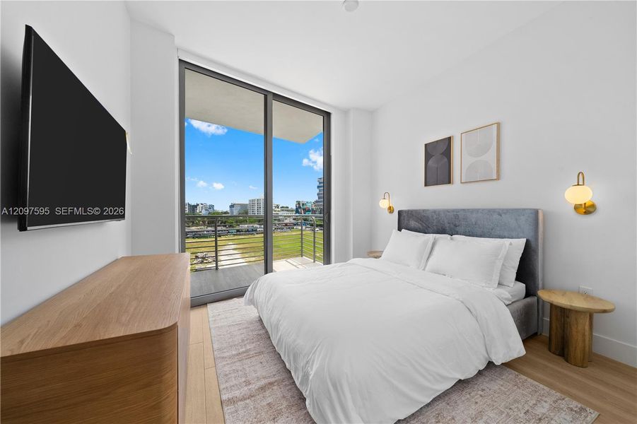 Furnished interior view inside a new home in , Miami (Image 14).