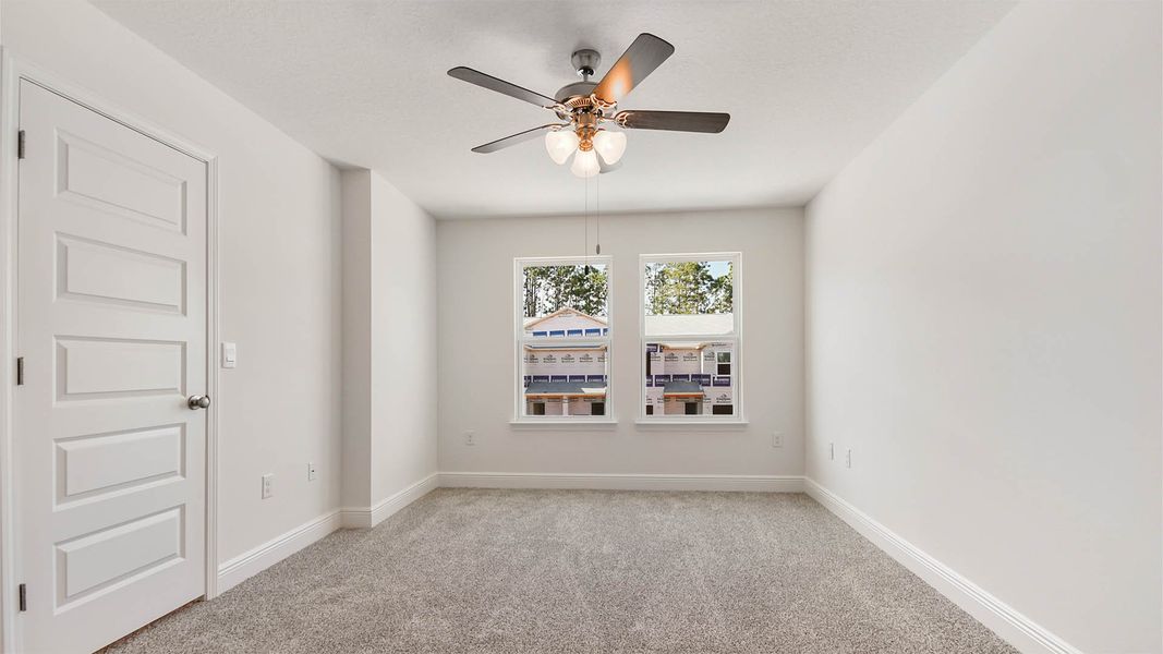 Spacious, unfurnished interior of a new home in Bayside at Ward Creek, Panama City Beach (Image 23).