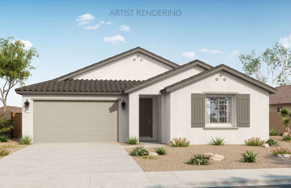 Representative exterior photo of a completed home built from the Stella by Pulte Homes in Shadow Ridge, Avondale, AZ (Image 15).