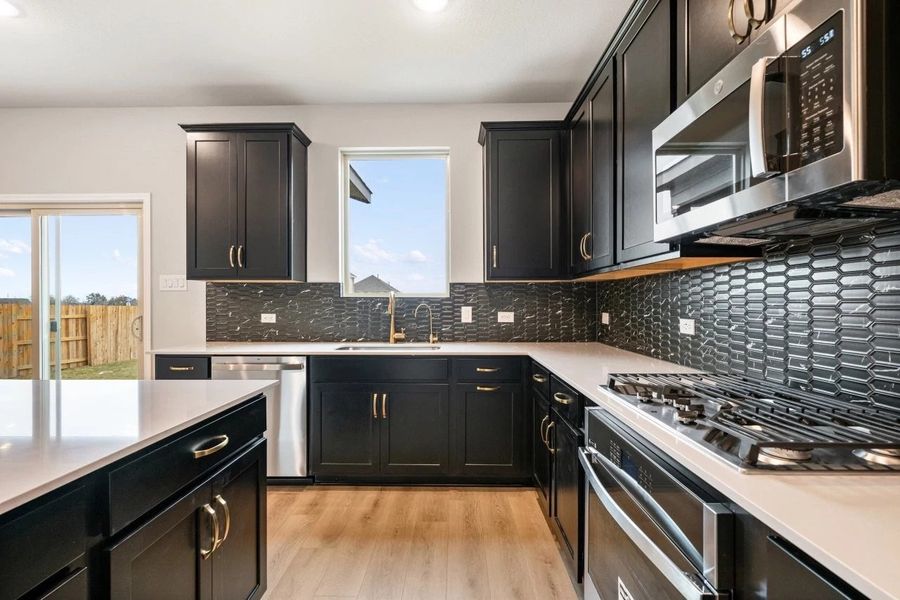 Furnished interior view inside a new home in Patterson Ranch, Georgetown (Image 12).