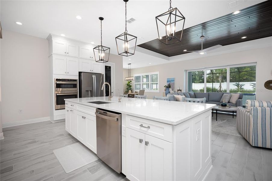 Furnished interior view inside a new home in , Venice (Image 16).