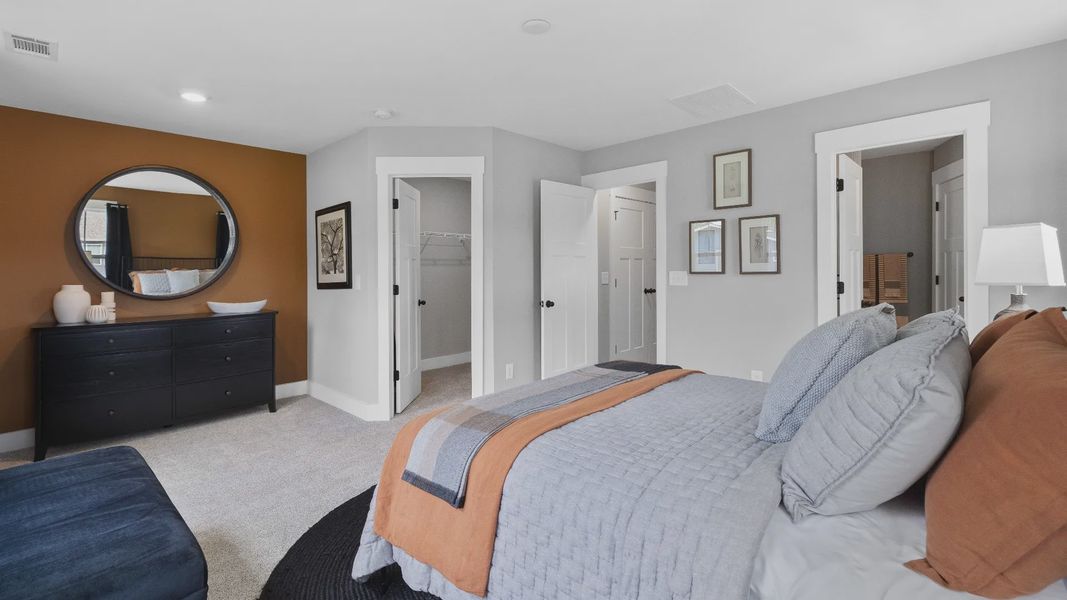 Furnished interior view inside a new home in Saluda Crossing, Piedmont (Image 29). Furnished interior view inside a new home in Saluda Crossing, Piedmont (Image 29).