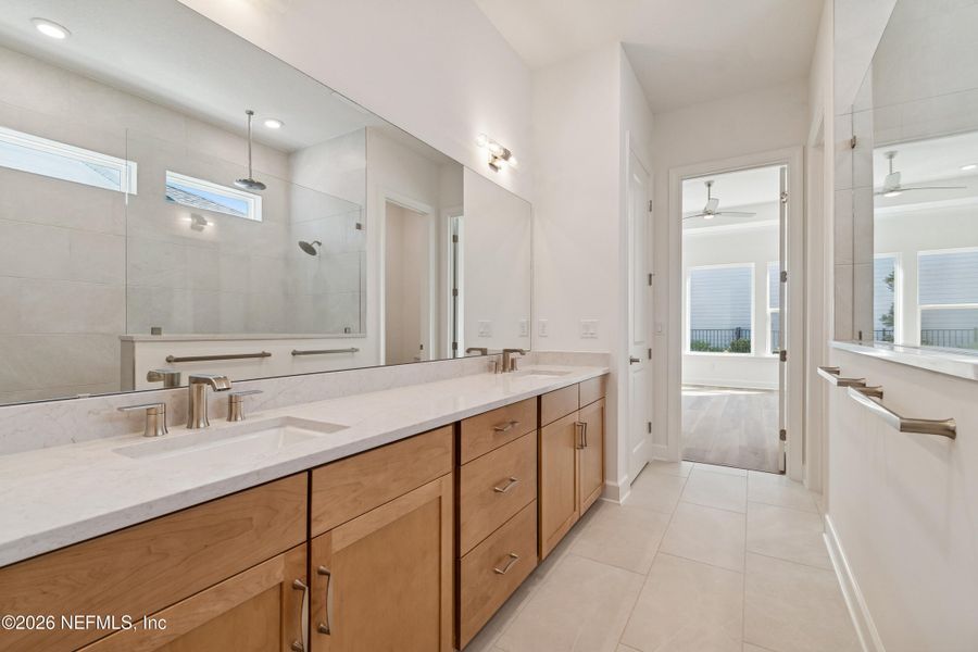 Furnished interior view inside a new home in Reflections 50' Front Load, Ponte Vedra (Image 14).