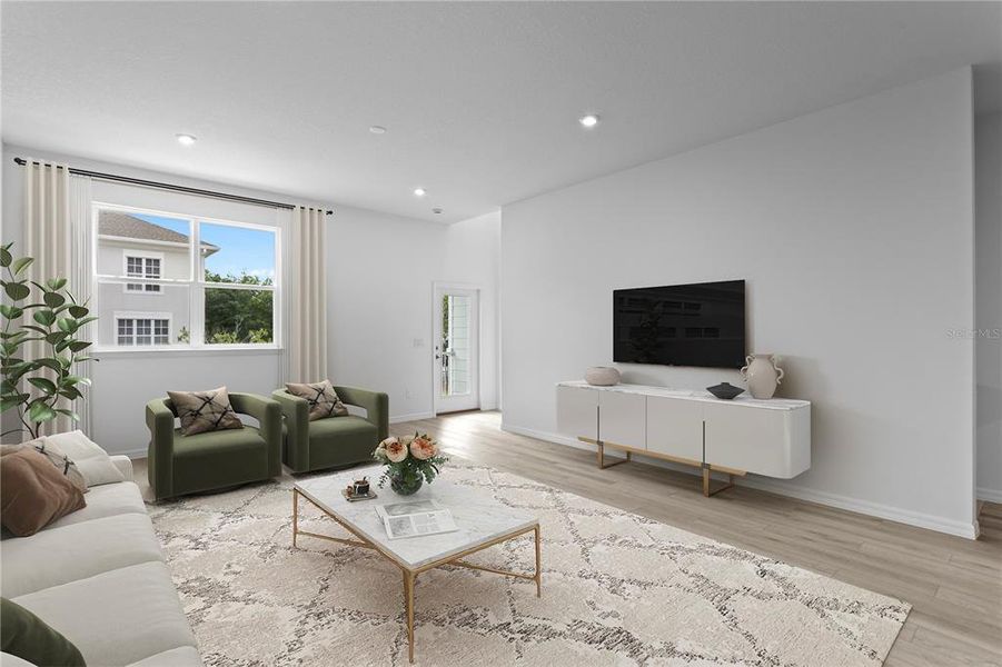 Furnished interior view inside a new home in , Westchase (Image 15).