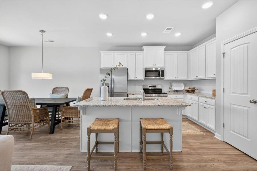 Furnished interior view inside a new home in The Reserve at Clocktower, Douglasville (Image 9).
