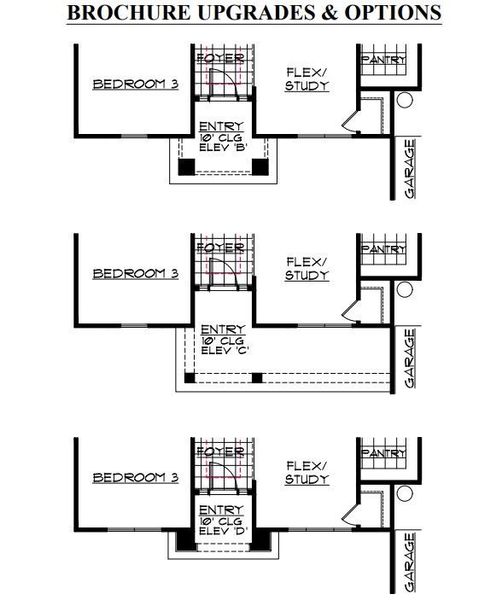 SEDA Clairmont floorplan options