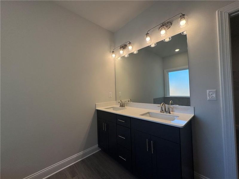 Furnished interior view inside a new home in Tuscany Hills, Douglasville (Image 5). Furnished interior view inside a new home in Tuscany Hills, Douglasville (Image 5).