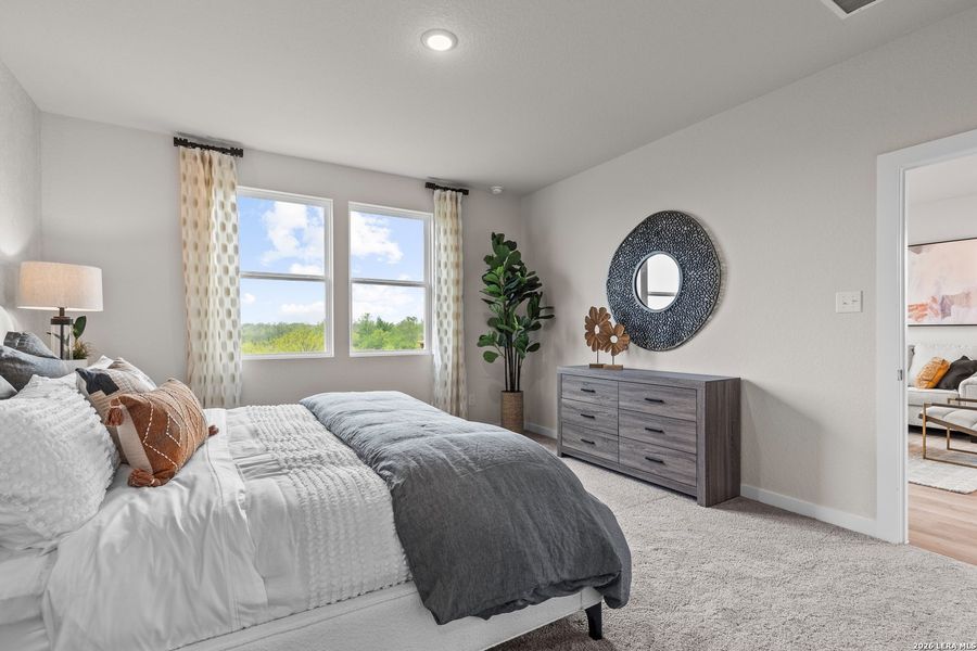 Furnished interior view inside a new home in Park Place, New Braunfels (Image 23).