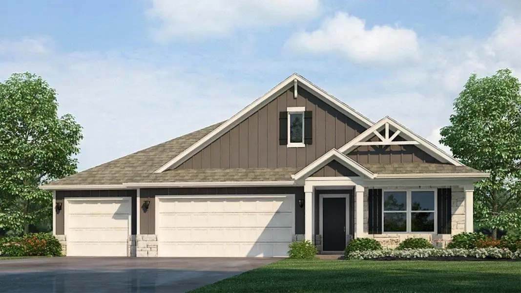 Representative exterior photo of a completed home built from the Cortland by D.R. Horton in Evergreen, Holly Hill, SC (Image 24). Representative exterior photo of a completed home built from the Cortland by D.R. Horton in Evergreen, Holly Hill, SC (Image 24).