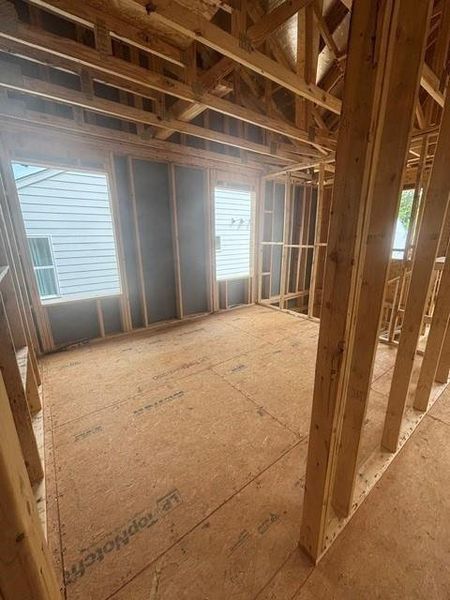 In-progress construction of a new home in Edenglen, Buford, GA (Image 38).