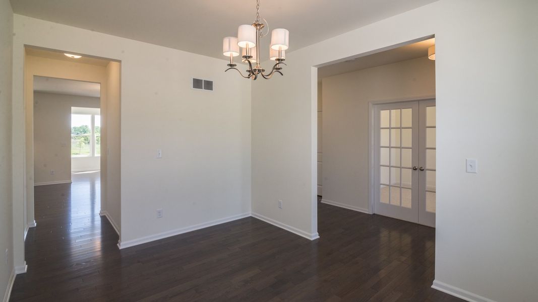 Representative unfurnished interior of a home built from the The Briarhaven III by Norfolk Homes in Coronado Estates, Jackson (Image 41).