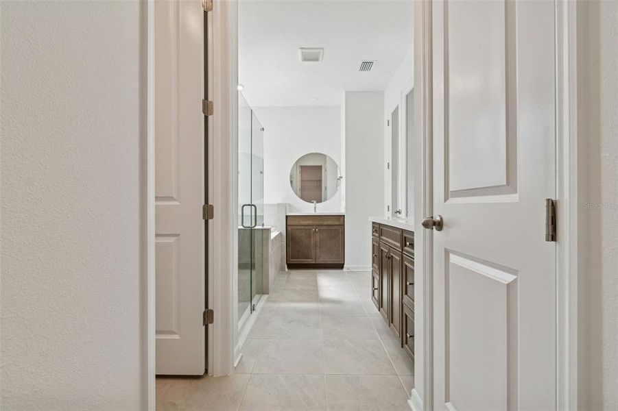 Furnished interior view inside a new home in Isles at Bayview, Parrish (Image 37). Furnished interior view inside a new home in Isles at Bayview, Parrish (Image 37).