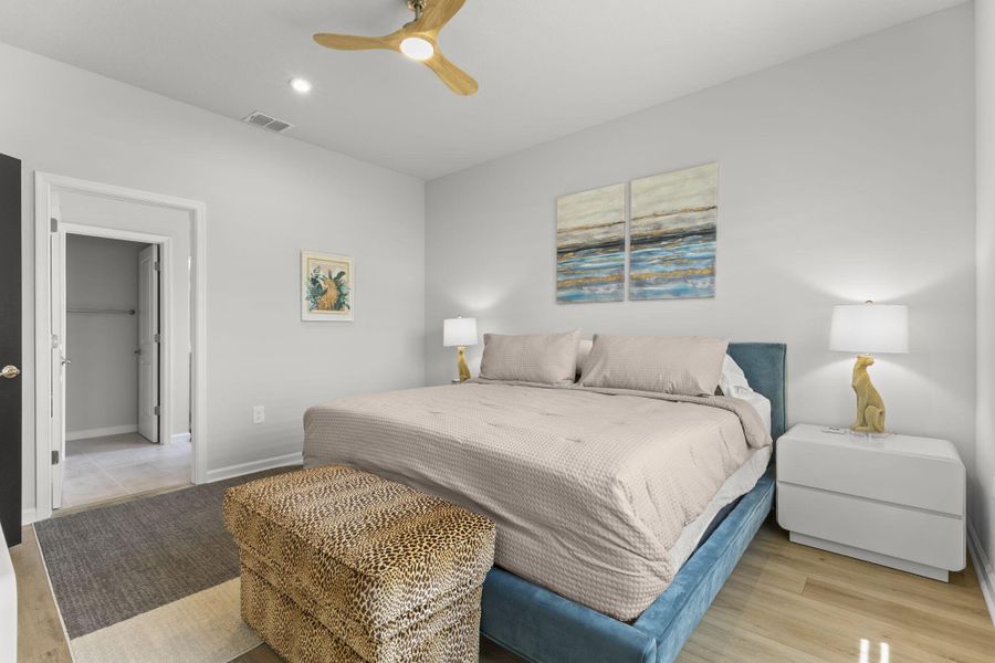 Furnished interior view inside a new home in , Port St. Lucie (Image 29).