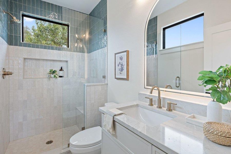 Furnished interior view inside a new home in , Austin (Image 20).