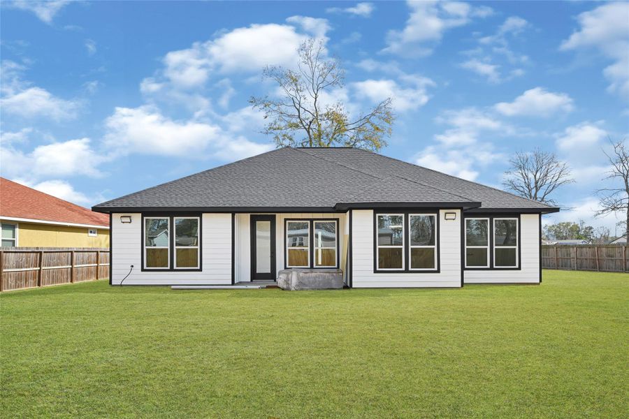 Back side of home Back side of home