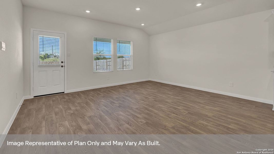 Spacious, unfurnished interior of a new home in Paramount, Kyle (Image 16).