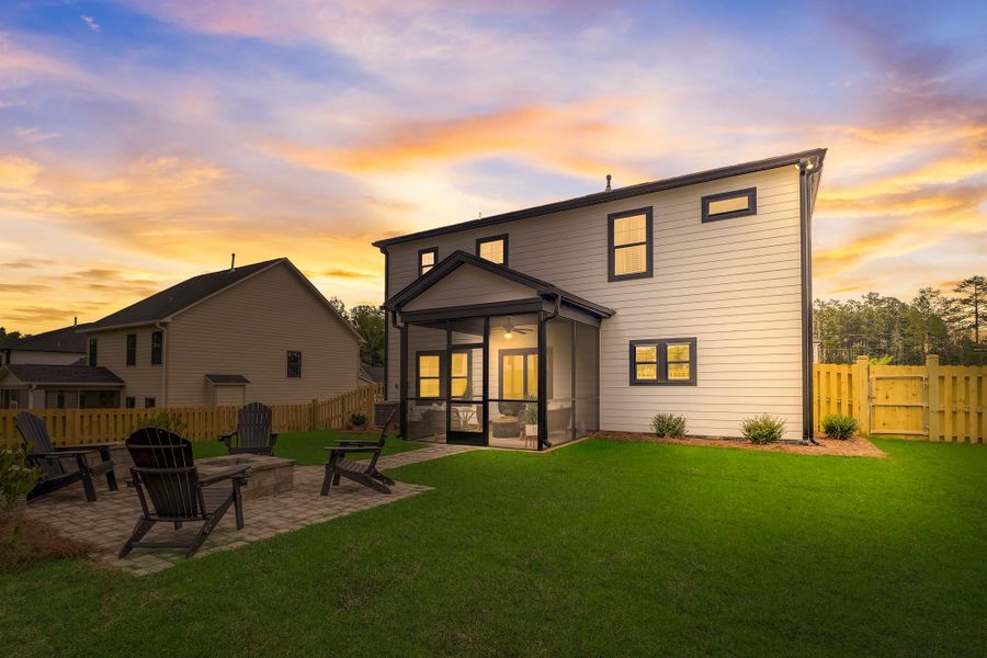 Representative exterior photo of a completed home built from the Brantley II by Great Southern Homes in Collins Cove, Chapin, SC (Image 37).