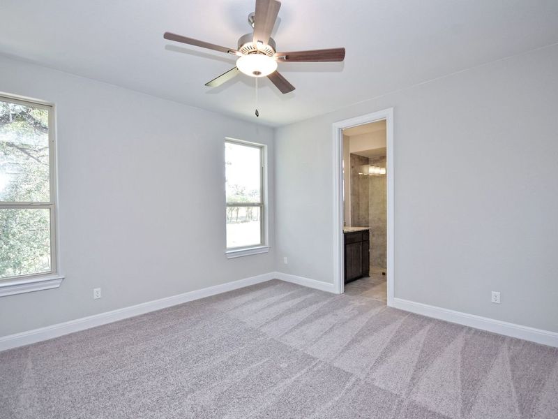 Representative unfurnished interior of a home built from the Catalina by Giddens Homes in Clearwater Ranch, Liberty Hill (Image 131).