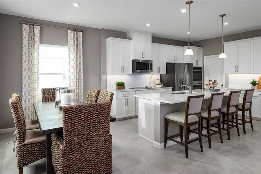 Representative furnished interior of a home built from the Peterson Cove by Ryan Homes in Morningside Reserve, Leesburg (Image 4).