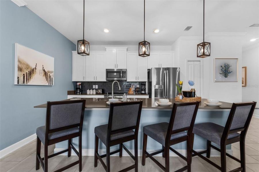 Furnished interior view inside a new home in , Kissimmee (Image 15).