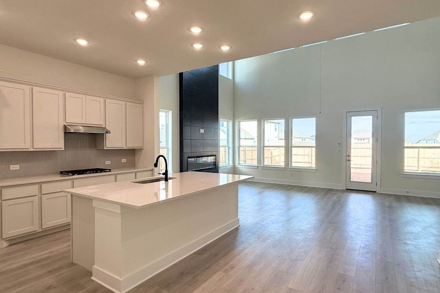 Furnished interior view inside a new home in The Grove at Blackhawk, Pflugerville (Image 4).